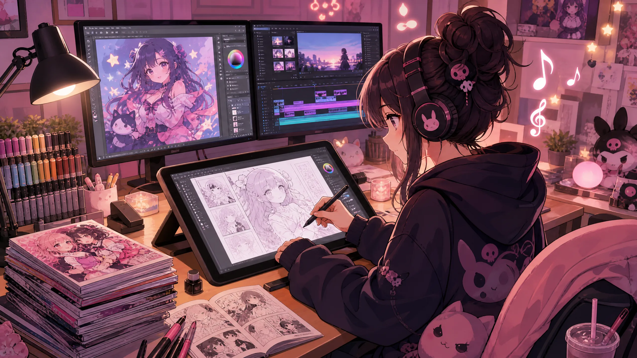 同人作品栏目封面展示创作者工作台